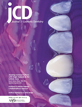 AACD Journal of Cosmetic Dentistry Volume 40 Issue 4 Cover