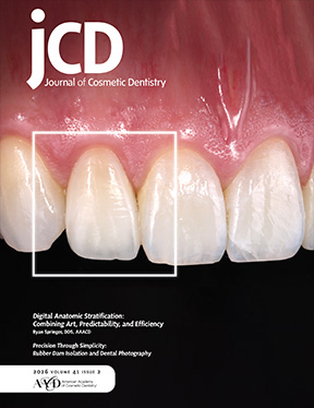 AACD Journal of Cosmetic Dentistry Volume 41 Issue 2 Cover